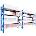 2M x 4M x 0.5M 1200kg Garage Shelving Long Span Steel Warehouse Longspan Storage