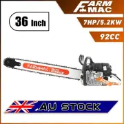 92cc Gas Chainsaw with 36'' Bar Chain Compatible with MS660 For Milling Cut Tree
