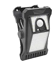 Clip on Solar Lights, Motion Sensor Outdoor Lights, Solar Patio Wall Lights, Rechargeable Outdoor Lights with Motion Detection and Solar or USB Charging for Camping and Outdoor Activities