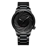 Photographer Series Wrist Watch Unique Design Analog Quartz Watch Black