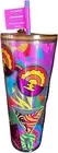 Starbucks 2023 Tim Singleton Sign Glitter Acrylic Venti Tumbler 24 oz w. Orange