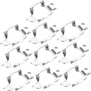 HEALEEP 10pcs Car Headlight Bulb Retainers for LED Headlamp Metal Bulb Base Holders Easy Installation for Stable Light Fixing Compatible with Various Car Models