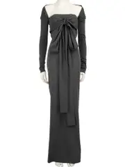 Grey Bolero Top Maxi Dress