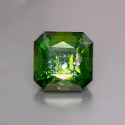 17.01ct 15mm Asscher Cut Stunning Top Lustrous 100% Natural Green Apatite
