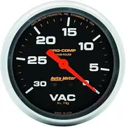 Auto Meter 5484 Pro-Comp Liquid-Filled Mechanical Vacuum Gauge