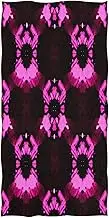 RPLIFE Vibrant Pink Black Beach Towels, Beach Towels Large for Men Women