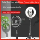 Selfie Ring Light Phone Holder Adjustable Stand Wireless Bluetooth Photo Shoot