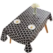Moroccan Pattern Tablecloth Rectangle Dining Table Cover Christmas Party Decor