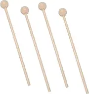 Percussion Sticks, 4 PCS Glockenspiel Mallets, Glockenspiel Beaters, Drum Stick, Wood Mallets Percussion Sticks Percussion Mallets, Musical Instrument Accessories