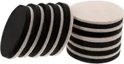 LALAFINA 10pcs Non Slip Felt Chair Pads for Hardwood Floors Round Furniture Floor Protectors Beige Durable Firm Stylish Cushioning for Safe Home Use