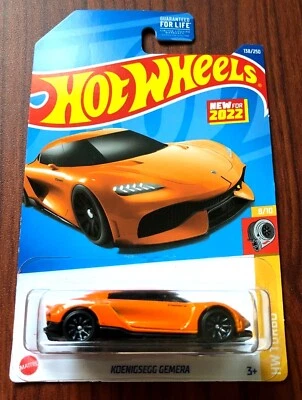 2022 Hot Wheels KOENIGSEGG GEMERA #138/250 HW Turbo 8/10