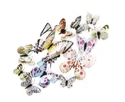 Sticker Decals Butterfly Shape Magnetic PVC 3D Stereo Refrigerator Decoration Room Decor-#23
