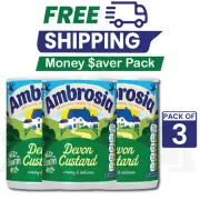 3 x AMBROSIA - Devon Custard 400g PACK OF 3 EXP- 11/2025