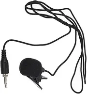 BESTonZON 3.5mm Threaded Lavalier Mic Clip on Lapel Microphone for Phone Computer Camera Recording Small Mic for Smartphones
