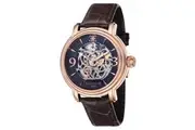 Earnshaw Longcase Brown Leather Automatic Men's Watch - ES-8011-07