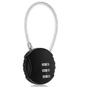 Combination Lock 3 Digit Outdoor Waterproof Padlock for School Gym Locker, Sports Locker, 1 Pack