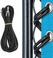 Centtechi Replacement Cord for Zero Gravity Chair, 4 Pack Universal Replacement Elastic Cords Repair Tool Kit for Sun Lounger, Garden Chairs, Outdoor Recliners, Anti Gravity Chair, Bungee Chairs
