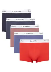 Calvin Klein Logo Stretch-cotton Trunks - set of Five - Multicoloured - L L