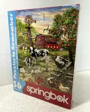 Springbok Jigsaw Puzzle Barnyard Animals Large Pieces 36 Piece By Dona Gelsinger