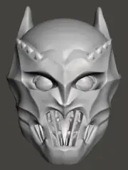Vampire Knight Helmeted custom print head for 4" 6" 7" 12" action figures