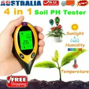 4 in 1 Soil PH Tester Moisture Sunlight Light Test Meter for Garden Plant Lawn A