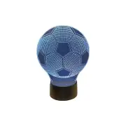 3D LED Soccer Ball Desk/Night Lamp. 15 Color Remote Control