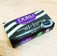 在飛比找Yahoo!奇摩拍賣優惠-土耳其 Duru 竹炭乳霜保濕美膚皂 80g