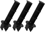 Vaguelly Wheelchair Accessory Toilet Paper Holder for Commode Chairs Plastic Black Mountable on Wheelchair or Bathroom