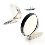 FERRARI 275 GTB 500 SUPERFAST NEW CHROME STAINLESS STEEL DOOR FENDER MIRRORS SET