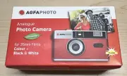 AGFA PHOTO Reusable 35mm Analogue Photo Camera for Color and B/W Films w Flash