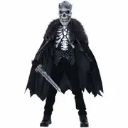 King Of The Dead Medieval Ghost Skeleton Horror Halloween Child Boys Costume