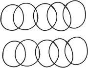 CRILSTYLEO 10pcs Elastic Bands for Microphone Shock Mount Rubber Mic Holder Cord Replacement Vibration Dampening Design Easy Installation for Condenser Microphone Stand