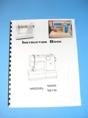 White 1505 – 1510 Sewing Machine Instruction Manual - Printed
