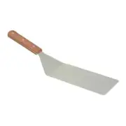 Thunder Group 15-1/2" Stainless Steel Oversize Blade Turner w/ Wood Handle