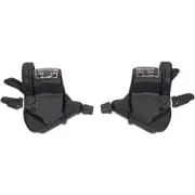 NEW microSHIFT Mezzo Thumb-Tap Shifter Set 7-Speed Triple Optical Gear Indicator