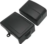 Battery Cover Fairing Battery Side Cover Fit For Harley Dyna Fat Bob Switchback FLD Super Wide Glide FXD FXDWG Street Bob FXDB Battery Terminal Cover(Matte Black)