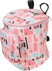 CIMAXIC 1pc Stroller Bag Organizer Hanging Bag for Bottles Diapers Cups Easy Access Zipper Parent's Stroller Companion