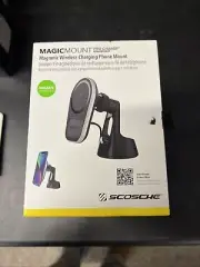 Scosche MagicMount Pro Charge5 Wireless Magnetic Charging Mount for Window/Dash