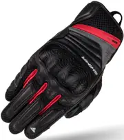 SHIMA Rush Motorcycle Gloves, black-red, Size 3XL for Men Black Red