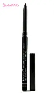 NABI Auto Eyeliner Retractable Pencil Waterproof AP #04 BLACK/ BROWN