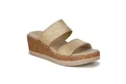 Bzees Resort Wedge - Gold Stretch
