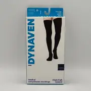 Dynaven 972 Medical Compression 20-30 mmHg Closed Toe Thigh Highs Men's Size MS