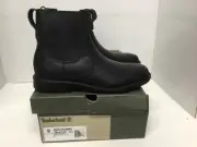 Timberland Carter Mens Leather Black Boot NTCH PT CHLSE TB0A17GO WIDE "Vintage"
