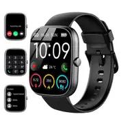 Water-Resistant Smart Watch Bluetooth Call Heart Rate Fitness Tracker for Android iOS