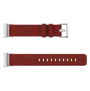 Replacement Canvas Strap Soft Skin Design Watch Band for Fitbit Charge 3 RED COLOR