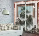 Grand The Great Wall 3D Curtain Blockout Photo Printing Curtains Drape Fabric