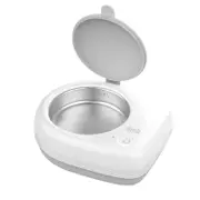 Rechargeable Ultrasonic Retainer Cleaner Machine, 50kHz 1.9 inch Ultra Thin Portable, Night Guard Aligners Jewelry, Quick and Deep Clean Modes