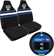 Sperling Geelong Cats Official AFL Seat Cover and Steering Wheel Cover Combo