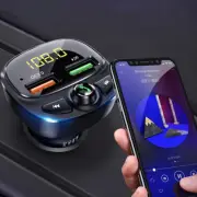 Bluetooth Wireless 5.0 FM Transmitter QC3.0 Car USB Charger Adapter Radio Player