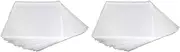 Mellisso 100PCS OPP Gel Record Protective Cover for Turntable Player LP Vinyl Record Bag Flat Open